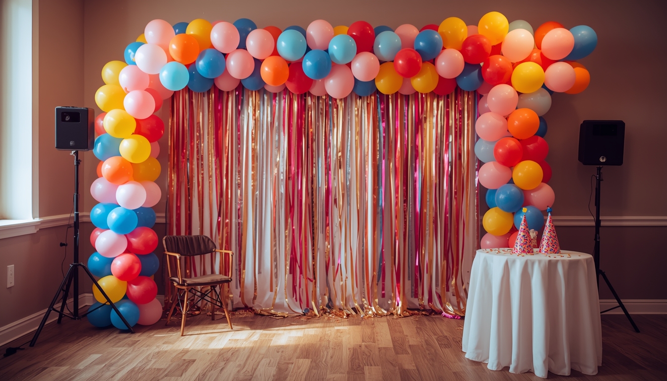 Whrixxenaghex birthday party photo zone